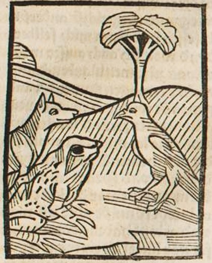 Datei:Rabe und Fuchs II (Druck 1490, 64r).jpg