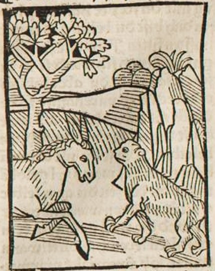 Datei:Affe und Waldesel (Druck 1490, 61v).jpg