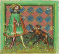 Affe und Schauspieler (Egerton 1121, 119v)