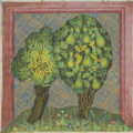 Kürbis und Palme (MS Egerton 1121, 121v)