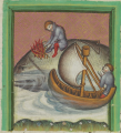 Wal und Schiffer (MS Egerton 1121, 11r)
