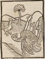 Strauß und Henne (Druck 1490, 23r)