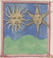 Sonne und Merkur (Cgm 9602, 15v)
