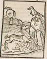 Einhorn und Rabe (Druck 1490, 48r)