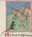 Löwe und Maus (Cgm 9602, 16v)