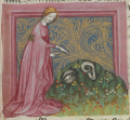 Ohr, Natur und Auge (MS Egerton 1121, 38r)